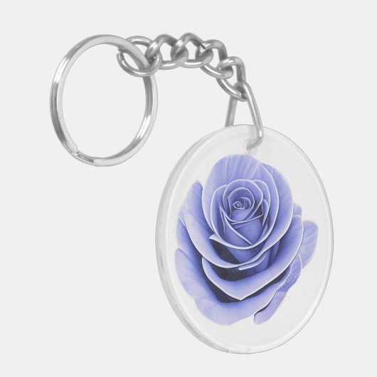 Porte-clés Rose Pourpre (Devant gauche)