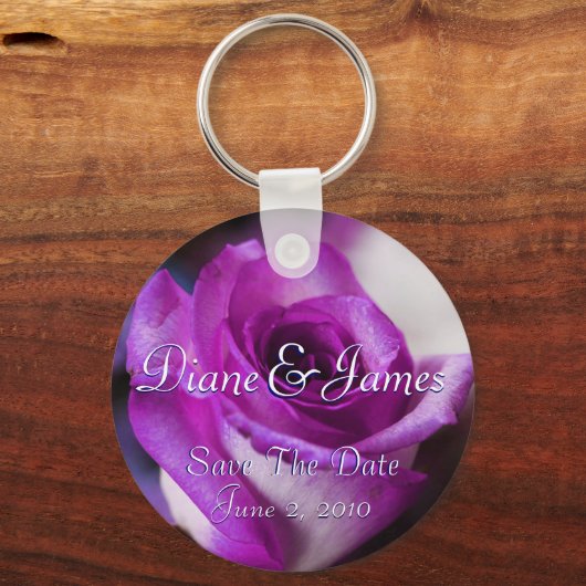 Porte-clés Rose pourpre (Recto)