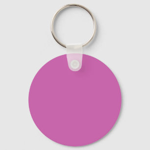 Porte-clés Rose pourpre (couleur solide)