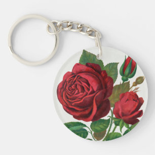 Porte-clés Rose Print Rochester Lithographing and Printing Co