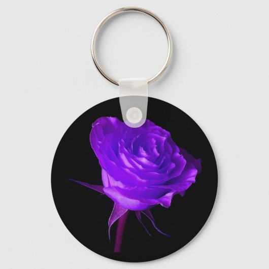 Porte-clés rose "Purple Glow" (Recto)