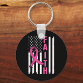 Porte-clés Rose Ribbons America (Recto)