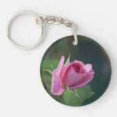 Porte-clés Rose rose (Devant)