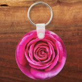 Porte-clés Rose rose chaud (Recto)
