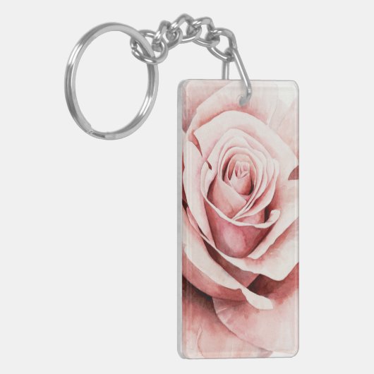 Porte-clés Rose rose rose (Devant gauche)