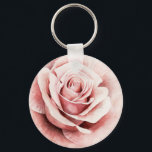 Porte-clés Rose rose rose<br><div class="desc">Rose I par Grace Popp. Dispose d'un rose tout proche dans une belle palette muette.</div>