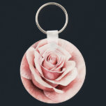 Porte-clés Rose rose rose<br><div class="desc">Rose I par Grace Popp. Dispose d'un rose tout proche dans une belle palette muette.</div>