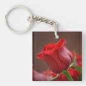 Porte-clés Rose rouge (Devant)
