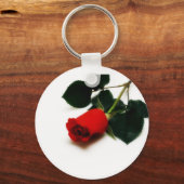 Porte-clés Rose rouge (Recto)