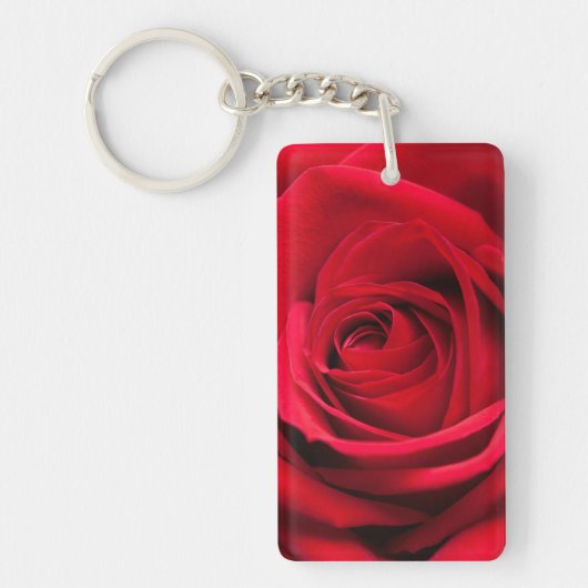 Porte-clés Rose rouge (Devant)