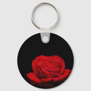 Porte-clés Rose rouge