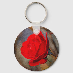 Porte-clés Rose rouge