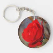 Porte-clés Rose rouge (Devant)