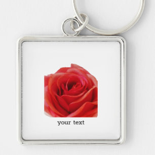 Porte-clés Rose rouge