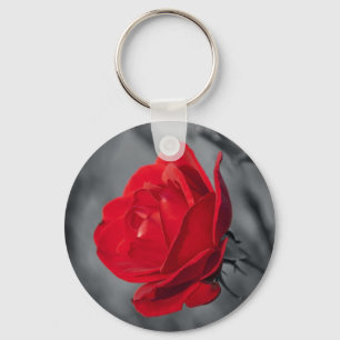 Porte-clés Rose Rouge