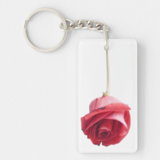 Porte-clés Rose rouge (Devant)