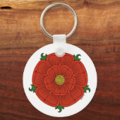 Porte-clés Rose rouge de Lancaster (Verso)