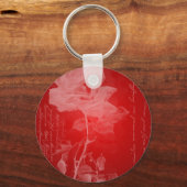 Porte-clés Rose rouge Valentine (Recto)