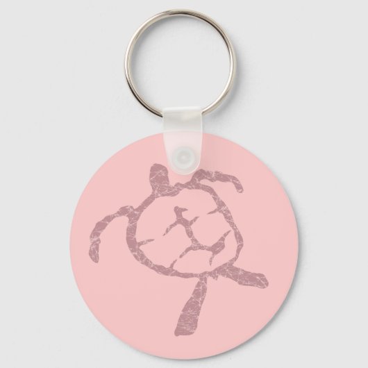 Porte-clés rose tortue (Recto)