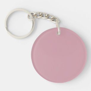 Porte-clés Rose uni, Broussaillement quartz, Porte - clé acry