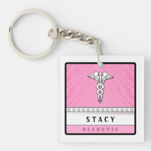 Porte-clés ROSE vigilant Médicale de porte - clé - le doubl