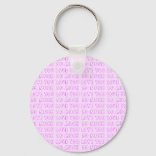 Porte-clés Rose - Violet Saint-Valentin