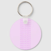 Porte-clés Rose - Violet Saint-Valentin (Verso)