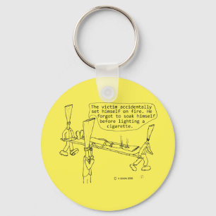 Porte-clés Roseau de cigare brulé