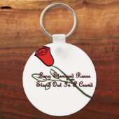 Porte-clés Roses à longue longueur (Recto)