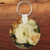 Porte-clés Roses blanches (Recto)