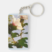 Porte-clés Roses blanches à longue tige (Dos)