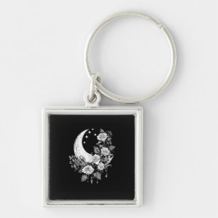 Porte-clés Roses de lune - Goth romantique - Whimsigoth Witch