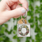 Porte-clés Roses de Noël (main)