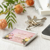 Porte-clés Roses d'espoir et d'amour de foi (Côté)