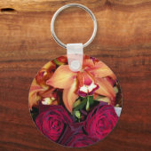 Porte-clés Roses et orchidées_ (Recto)