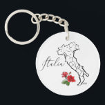 Porte-clés *~* Roses Italia Carte de l'Italie Langue Italienn<br><div class="desc">* CERCLE PORTE - CLÉ PORTE - CLÉ : Energetiquement Enhanced Italia Italie Map Roses couleurs drapeau avec 1 ligne de texte vous pouvez PERSONNALISER avec votre NOM ou INITIALS ou simplement supprimer. Voici une image qui dit ITALIE qui est la traduction en ITALIEN de l'ITALIE. C'est un grand cadeau...</div>