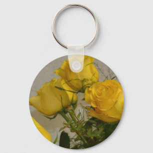 Porte-clés Roses jaunes