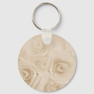 Porte-clés Roses papier Sepia