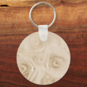 Porte-clés Roses papier Sepia (Recto)