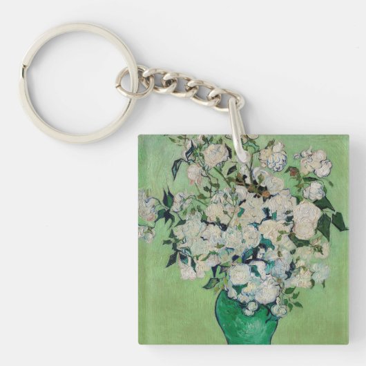 Porte-clés Roses par Vincent Van Gogh (Devant)