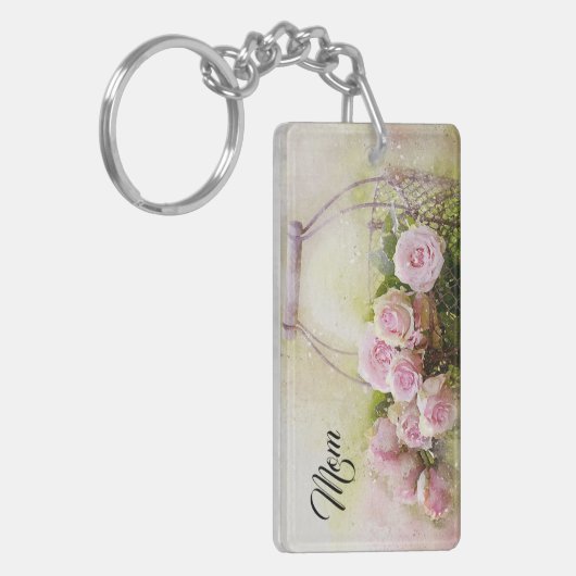 Porte-clés Roses roses (Devant gauche)