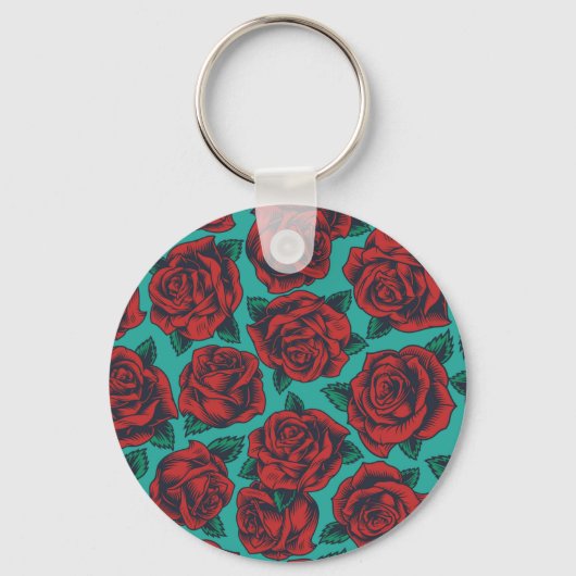 Porte-clés Roses rouges (Recto)