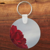 Porte-clés Roses rouges contre un ciel bleu vif (Recto)