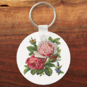 Porte-clés ROSES vintages (Recto)