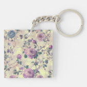 Porte-clés Roses Violettes (Dos)