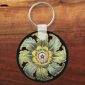 Porte-clés Rosette architecturale antique n° 1 (Verso)
