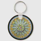 Porte-clés Rosette architecturale antique n° 2 (Recto)