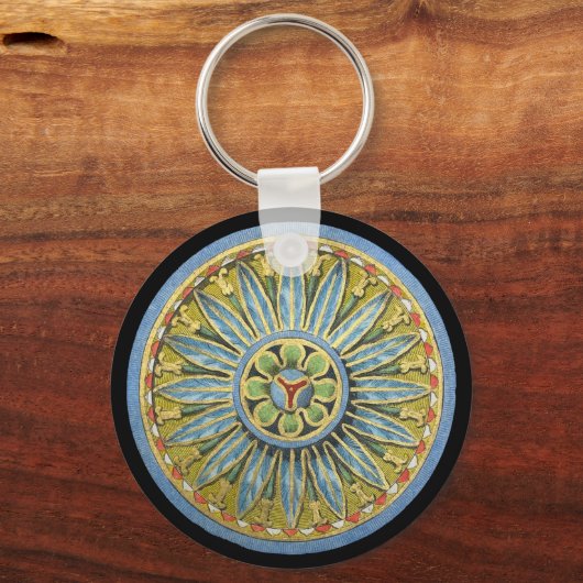 Porte-clés Rosette architecturale antique n° 2 (Verso)