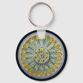 Porte-clés Rosette architecturale antique n° 2 (Verso)