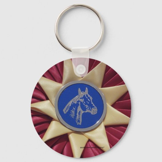 Porte-clés Rosette du spectacle de chevaux (Recto)